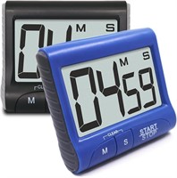 NEW 2PK Digital Magnetic Kitchen Timers