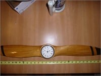 Wood Propeller Quartz Wall Clock