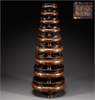 Ming Dynasty copper point gold nine-type incense b