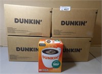 4 Cases Keurig Dunkin Decaf 22 K Cup Pods