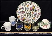 Kitchen Lot-Glass/Serving Ware/Cups