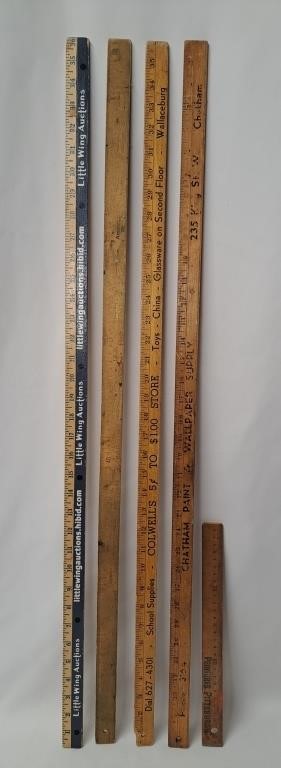 Vintage Wood Measuring Sticks