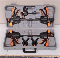 MAX TECH Clamps Set in Hard Case