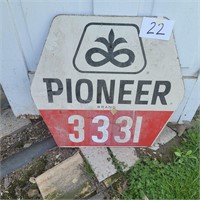 One Sided Hardboard Pioneer Seed Sign- 3331