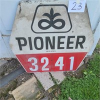 One Sided Hardboard Pioneer Seed Sign- 3241