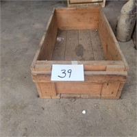 Lower Sided Wooden Crate