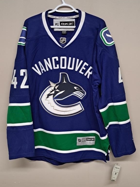 VANCOUVER NHL JERSEY-WELLWOOD SIGNED