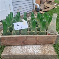 RC Cola Crate from Williamsport, PA w/Bottles