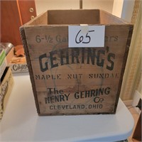 Really Cool Gehring's Maple Nut Sundae Box