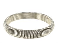 Sterling Bracelet 26.2g TW 2.5" W @ Wrist