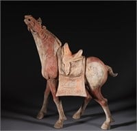 Tang Dynasty pottery horse