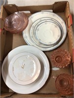 Vintage China & Pink Glassware