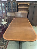Wooden Dining Table on Casters