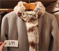 Cloth Coat, Chinchila Trim