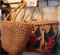 Large Woven Totes, Purses