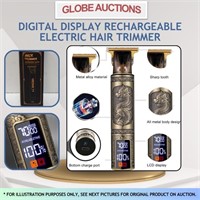 DIGITAL DISPLAY RECHARGEABLE ELECTRIC HAIR TRIMMER