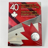 2005 Uncirculated Silver Dollar - Canadian Flag