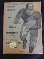 1941 West Virginia Tech Football Magazine
