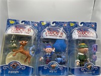 Rudolph the red nose reindeer figures