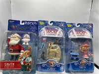 Rudolph the red nose reindeer figures