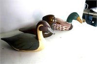 Selection Wood Carved Decoys