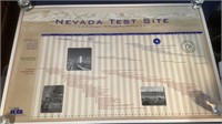 Vintage NevTech Nevada Test Site Poster