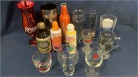 Lot Of Collectible & Promo Glasses & Bottles