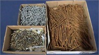 (3) Boxes Of Nails & Misc Screws