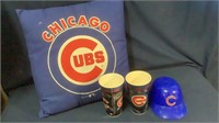 Group Of Chicago Cubs Collectibles