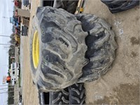 Tractor Tires w/ Rims 20 L 26
