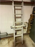 Werner 12 ft aluminum folding ladder