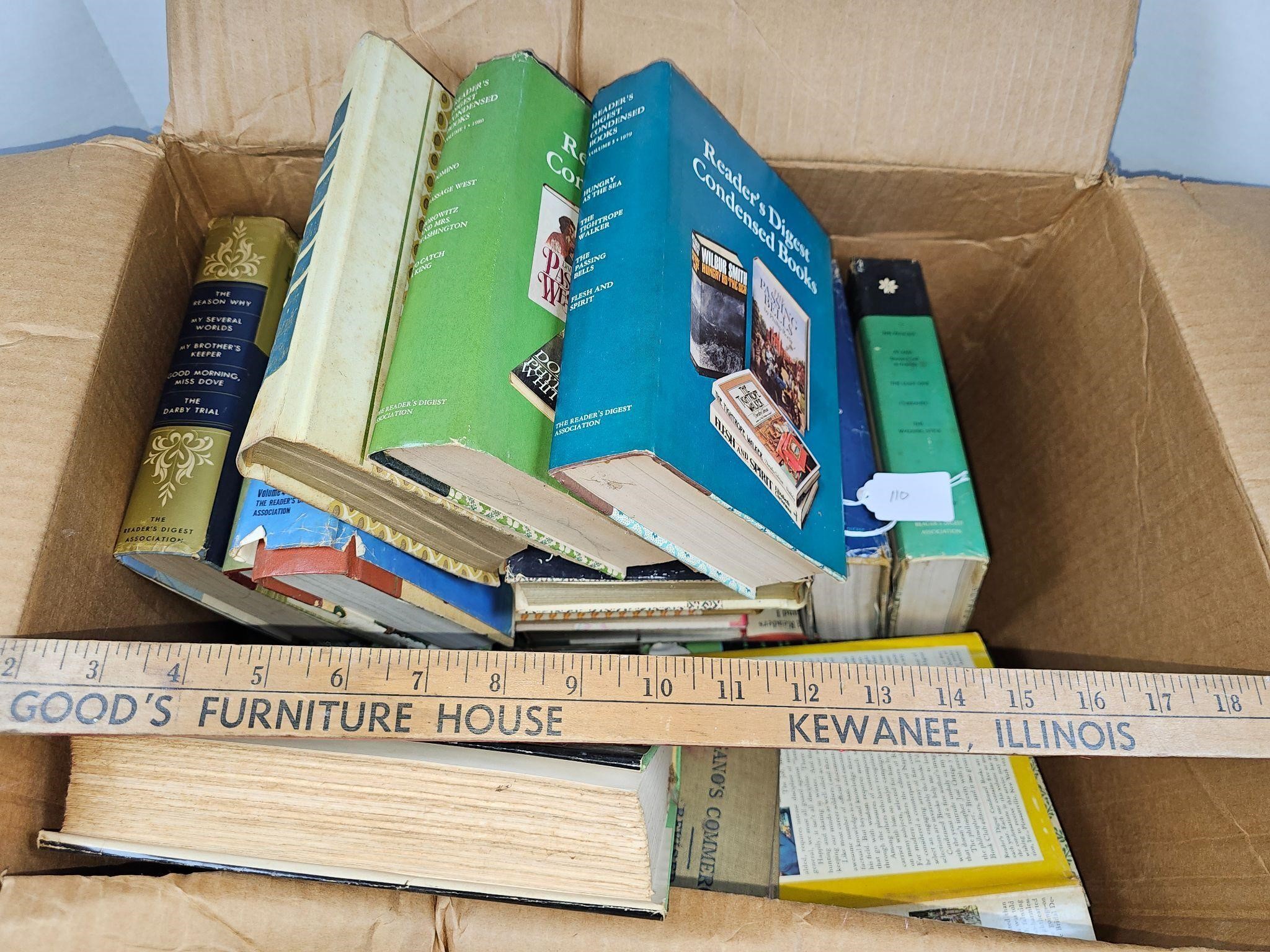 Box Load Of Readers Digest Condensed Version Books