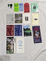 Assorted Golf Tournament Information Sheets