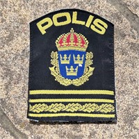 SWEDEN NATIONAL POLICE DEFENSE PATCH