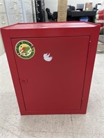 Red Metal Work Cabinet