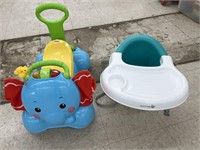 Summer Booster Seat / Fisher Price Ride Toy