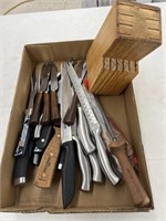 Knives / Wood Block
