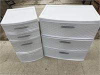 2 Sterilite Storage Cabinets