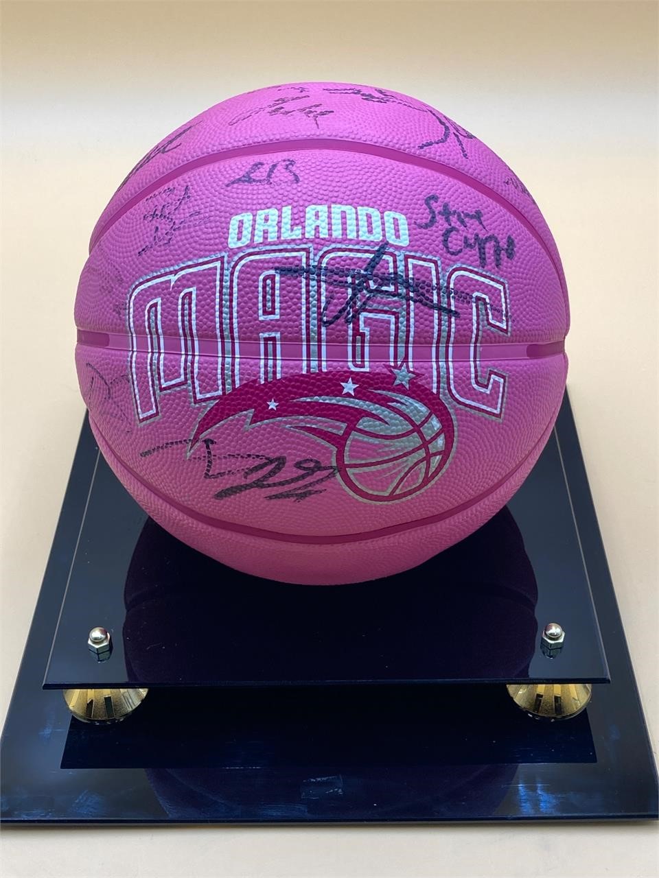 Orlando Magic Signed Breast Cancer Awareness Ball