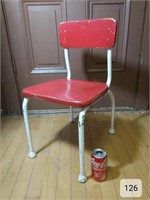 Steel & Wood childs chair (25" high)