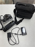 Vintage Canon Camera w/ Extra Lens / Surflink w/
