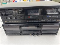 JVC / Kenowood Stereo Double Cassette Deck