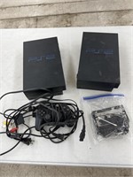 2 Play Station 2 w/ controller (needs repair)