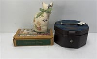 JEWELRY BOX, CAT PAPERWEIGHT, SEED GFT SET