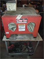 Clarke Large unit abrasive cabinet and contents.