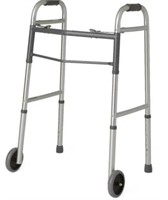 $66 - Guardian Two-Button Folding Walker with 5" W