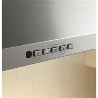 GE 36-in Convertible Stainless Wall-Mount Hood