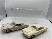 Vintage thunderbird dealer promo model cars