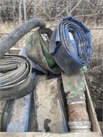Large quantity of 6" lay flat hose, 20’3"