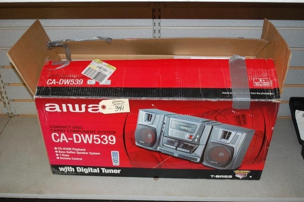 Aiwa CA-DW539 Stereo System- New In Box